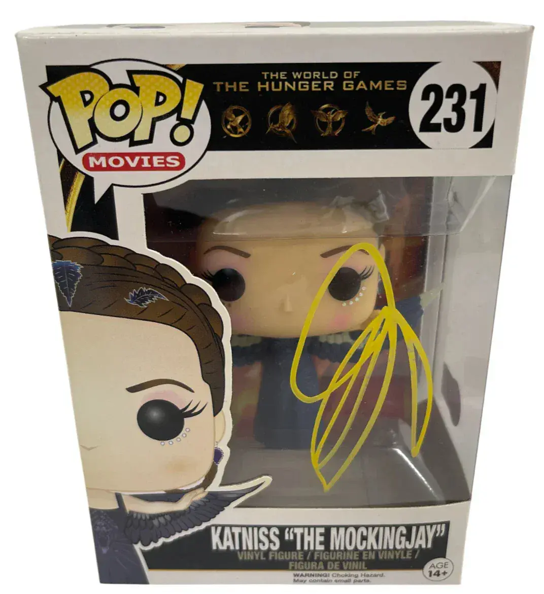 Jennifer Lawrence Authentic Autographed Katniss "The Mockingjay" The Hunger Games 231 Funko Pop Figure