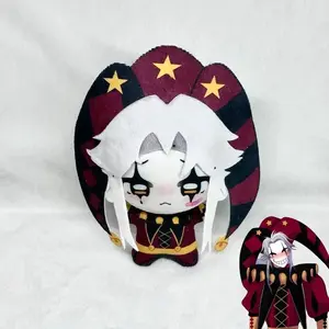 Game The Freak Circus Pierrot Cosplay Doll Plush Stuffed Cotton Figure Dolls Soft Plushies Carnival Accessories Halloween Prop #F2R #E45