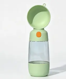 Best-selling portable water and food cup for dogs—human-grade pet product for outdoor use with drinking dispenser; dog water intake feeder; pet supplies