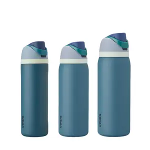 Owala FreeSip Insulated Stainless Steel Water Bottle with Straw, BPA-Free Sports Water Bottle, Great for Travel, 24 Oz, Denim