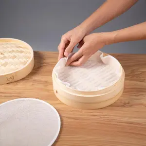 Reusable Silicone Non-stick Steam Cloth Set, 1 Set Steaming Pad for Cooking, Silicone Steamer Cloth, Household Steamer Cloth, Bun Pad Cloth, Cookware