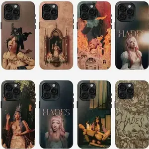 8 Styles Hades Album Hip Hop Inspired Phone Case Cover Compatible with iPhone X, 11, 12, 13, 14, 15, 16, 17 Plus Pro Promax & SS Galaxy S21-25 Series