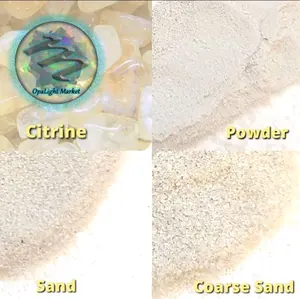 Citrine Crystal Sand | Crushed Gemstone Powder, Coarse Gemstone Sand, Orgone, Candle Making, Jewelry, Wood Inlay, Crystal Art, Resin Crafts
