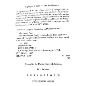 USED-The Prudhomme Family Cookbook: Old-Time Louisiana Recipes by the Eleven Prudhomme Brothers and Sisters and Chef Paul Prudhomme by Paul Prudhomme (Hardcover)
