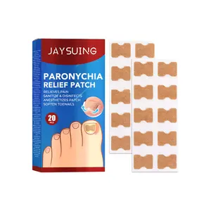 Jaysuing Paronychia Relief Patch for Ingrown Toenails - Softens Thick Hard Toenails with Propylene Glycol Glycerin & Salicylic Acid - Herbal Soothing Home Foot Care Stickers for Healthy Nail Renewal