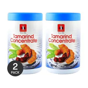 Three Deer Brand Tamarind Concentrate 400g - Natural Thai Tamarind Paste for Curry, Sauces, Dips & Soups | Sweet & Sour Flavor