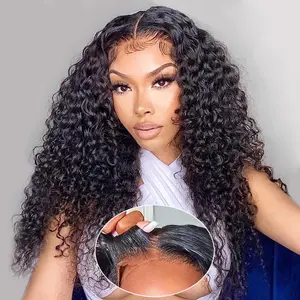 [NEW IN] MYLOCKME  Pre-cut Deep Wave Glueless 6x6 4x4 HD Lace Closure Wig 180Density Water Wave Wear And 5x5/7x5 Lace Closure Wigs For Beginners