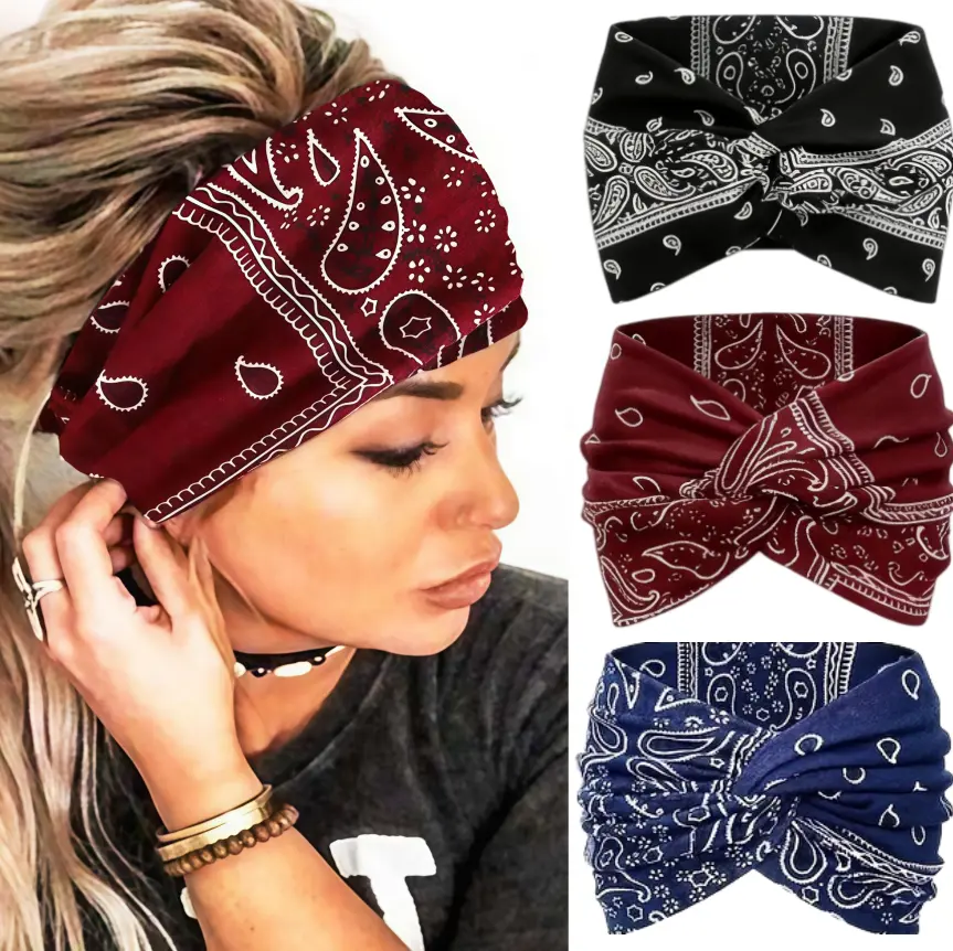 Hair Gift-3 Piece Headband For Women Fashion Wide Headband Yoga Workout Head Bands Hair Accessories Band