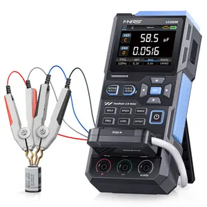 FNIRSI LC1020E 100kHz 19999 Count LCR Meter Resistance Inductance and Capacitance Tester Automatic Component Inspection ESR Q D θ X  Measurement 2.8 Inch Color TFT Dual Parameter Display Open Short Circuit Calibration