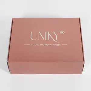 Uniky 1 Pc Packaging Box For Human Hair Wigs