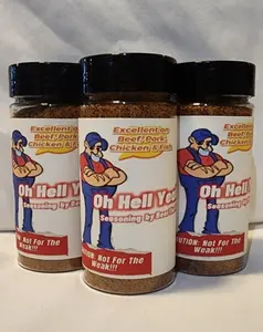 BearTheVoice Oh Hell Yeah!! 3 Bottles of Seasoning. 16 oz Bottles