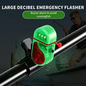 Sound Bite Indicators Sensitive Electronic Fish Alert Bells for Night & Bank Fishing，Fishing Bite Alarm 4 Pack LED ，Night Fishing Rod Accessories gifts fishermen