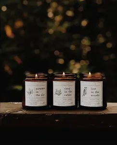 All-Natural Candles Set of 3 | The Autumn Collection - Ornaments, Decor