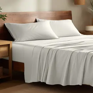 Bare Home Bamboo Sheet Set - Rayon from Bamboo, Deep Pockets, Cooling Sheets