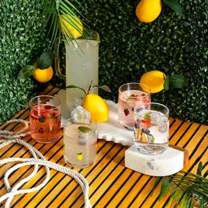 Jeanne Fitz Fruit Icon Glasses - Set of 4
