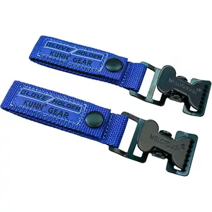 KUNN Glove Clips for Work,Safety Duty Belt Glove Holder Strap for Construction Firefighter,1-Pack/2-Pack