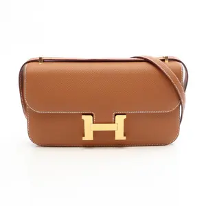 Pre-owned HERMÈS Calfskin Shoulder Bags Hermes Constance Elan Shoulder Bag