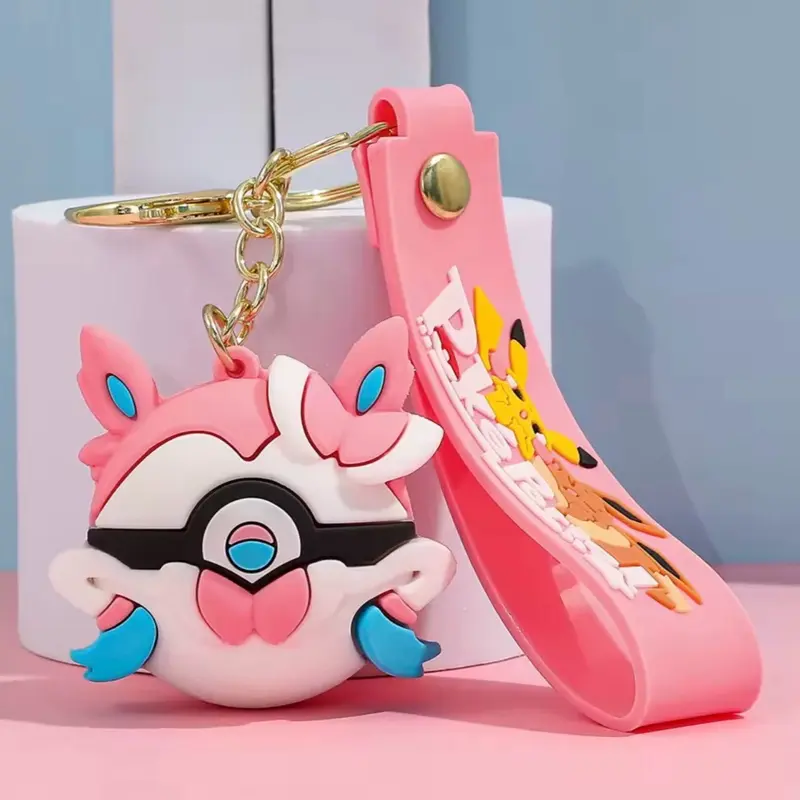 Eevee Pokeballs Pokemon Keychains - Sylveon