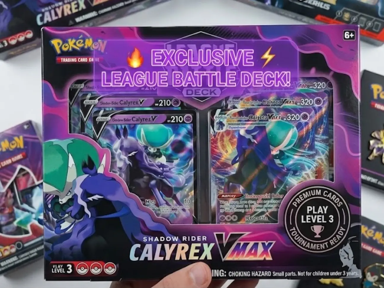 Pokémon TCG Shadow Rider Calyrex VMAX League Battle Deck (Play Level 3 - Tournament Ready!)