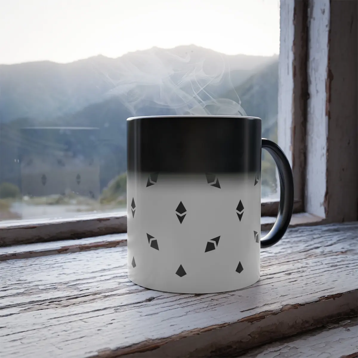 Ethereum Heat-Reactive Color Morphing Mug - 11oz Ceramic Mug