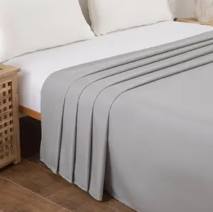 Light Grey Flat Sheet- Twin