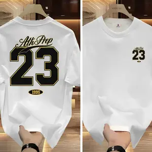 Double sided digital 23 T-shirt, creating a unique dressing style, urban street style, suitable for men, women, mothers, and friends