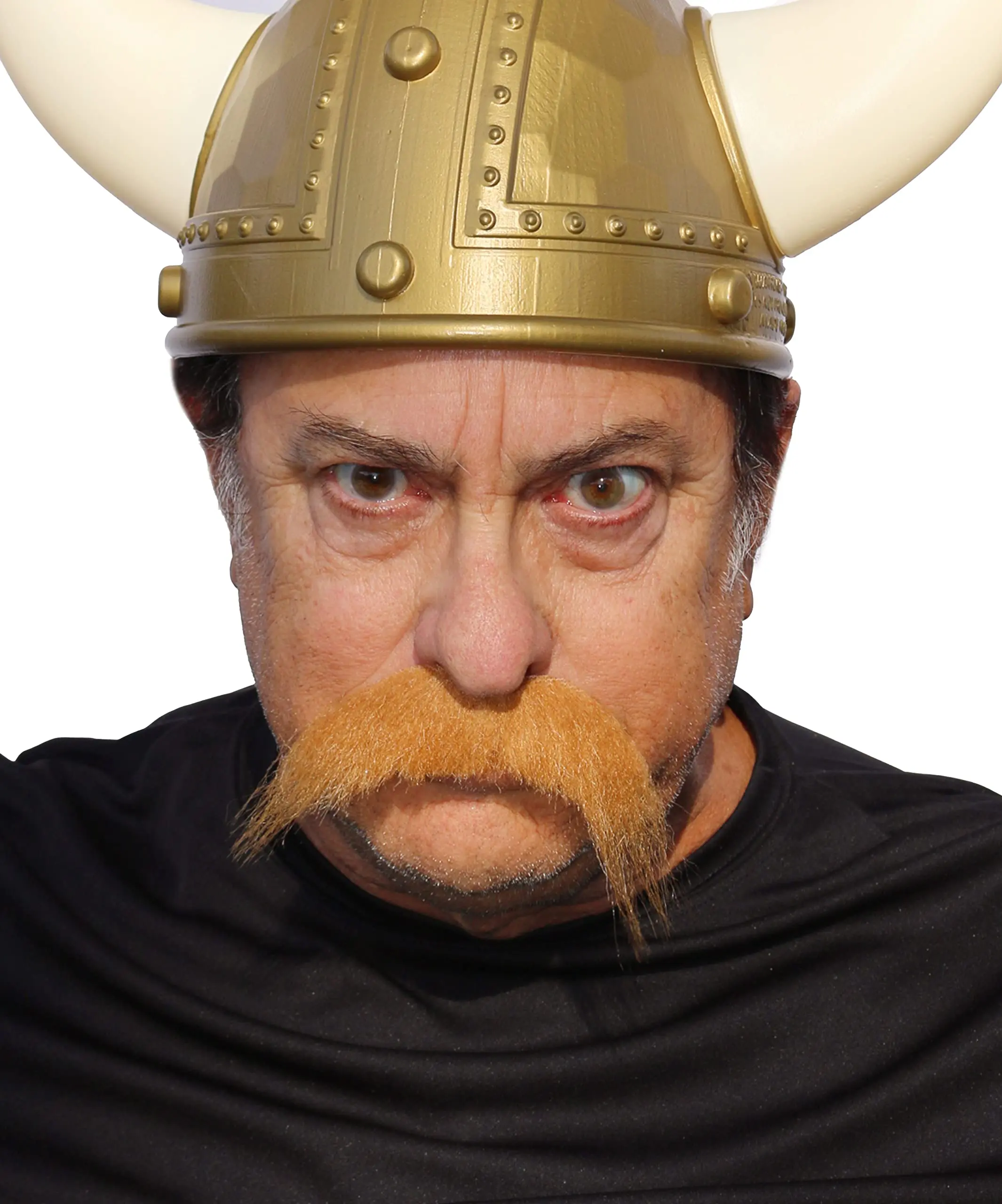 City Costume Wigs Walrus Style Fake Mustache - Self Adhesive Mustache - Available In 6 Natural Colors