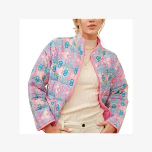 Reversible Floral Reversible Quilted Jacket
