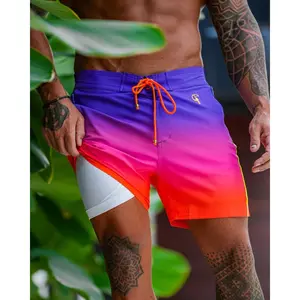 Tucann Faded Crimson v2 Swim Trunks - 5"- for Beach Resort and Pool - Beachwear - Summerwear - Sexy Trendy Holiday Swimwear - Island Life
