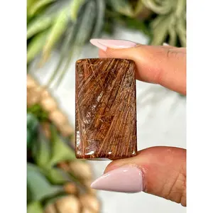 Rutilated Quartz Cabochon - #1