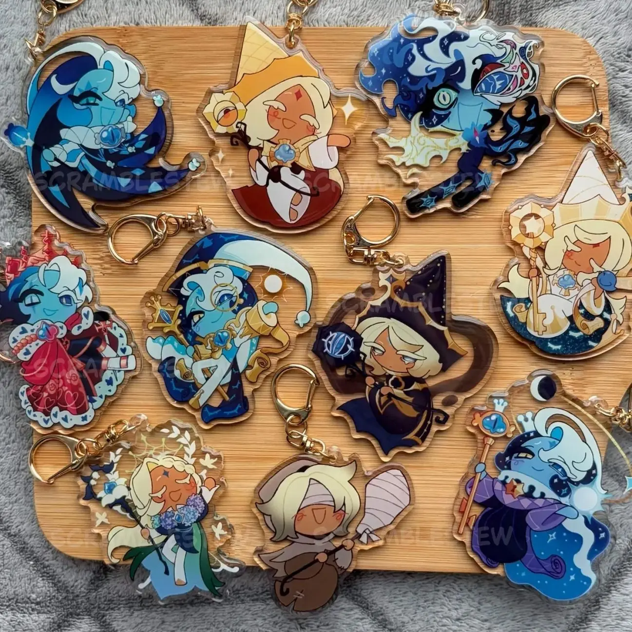10 ops ShadowVanilla Anime Acrylic Keychains