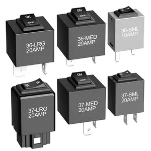 9038 Relay Bypass Switch & Diagnostic Tester Kit Automotive Relay Tester 6-Pack for GM BMW Audi Chrysler 20A 30A 12V Fuel Pump Window Headlight Repair Vehicle