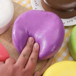 Milk-Scented Stress Relief Soap, Soft Fufu Squishy Toy, Office Doodle Tool, Multicolor Macaron Design, Milk Scented Relaxing Soap, Stress Relief Fidgeting