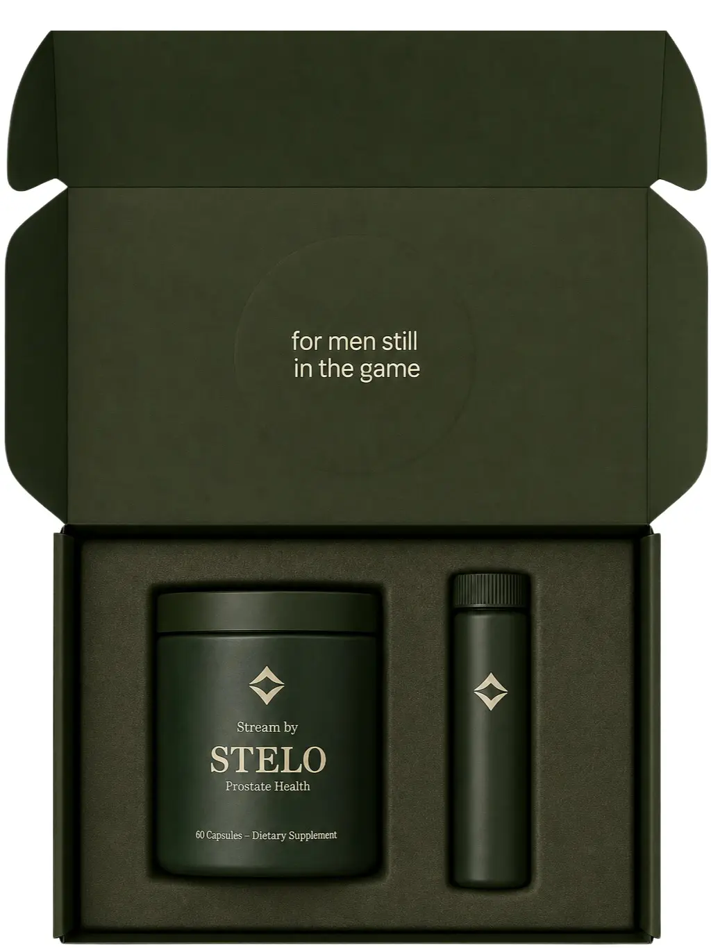 STREAM by STELO HEALTH  – a premium prostate health supplement to help you sleep through the night, boost flow, and reduce urgency.  Healthcare Natural Vitamin Fitness Supplement Bathroom