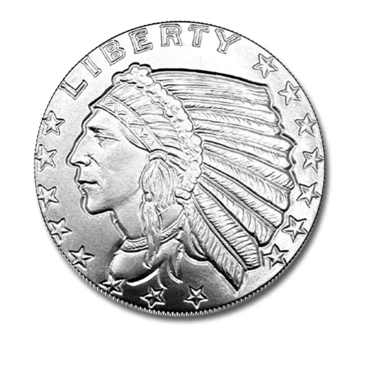 1/10 oz Golden State Mint silver round. 999