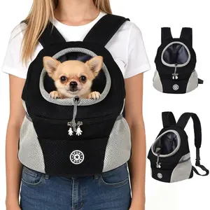 Dog and Cat Backpacks with Snack Bags, Outdoor Animal Carrier, for Traveling, Walking. The Drawstring Design Is Anti Slip and Anti Fall, Suitable for Small and Medium-sized Dogs and Cats in Spring, Summer, Autumn, and Winter,Breathable