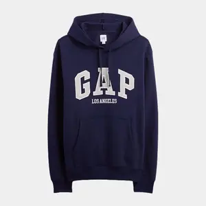 GAP Unisex Relaxed Gap Logo Zip Hoodie