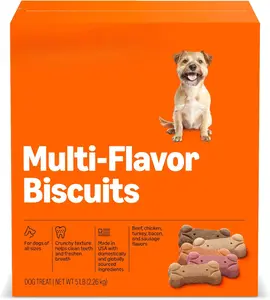 Multi Flavor Biscuits Dog Treats 5 lb. Box