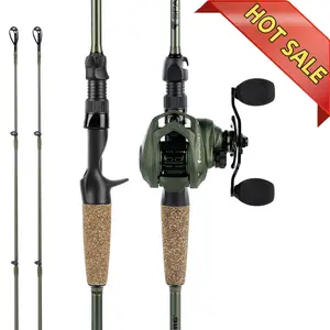 KastKing Spartacus II Twin-Tip Fishing Rod and Reel Combo, Casting Combo, Fishing Poles and Reels Combo, KastFlex IM6 Graphite Blanks, 2-Piece Rods with Extra Tips