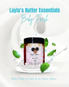 Baby Fresh Whipped Body Butter – 8 oz (Lavender · Baby Powder · Clean Cotton) | Layla’s Butter