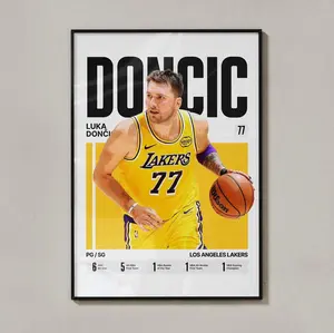 [Sale Up To 40%] [Unframe] Luka Doncic Dallas Basketball Poster, Professional Athlete Portrait, Dallas Basketball Wall Art, Dallas Basketball Decor, Modern Sports Artwork Print