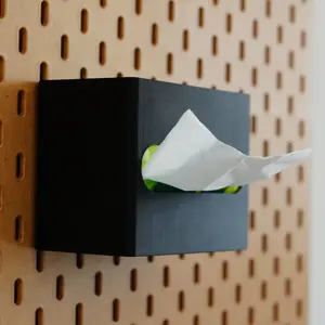 1PC 3D printing IKEA IEKA SKADIS Cavity board accessories Tissue box holder Shelf Plastic material black