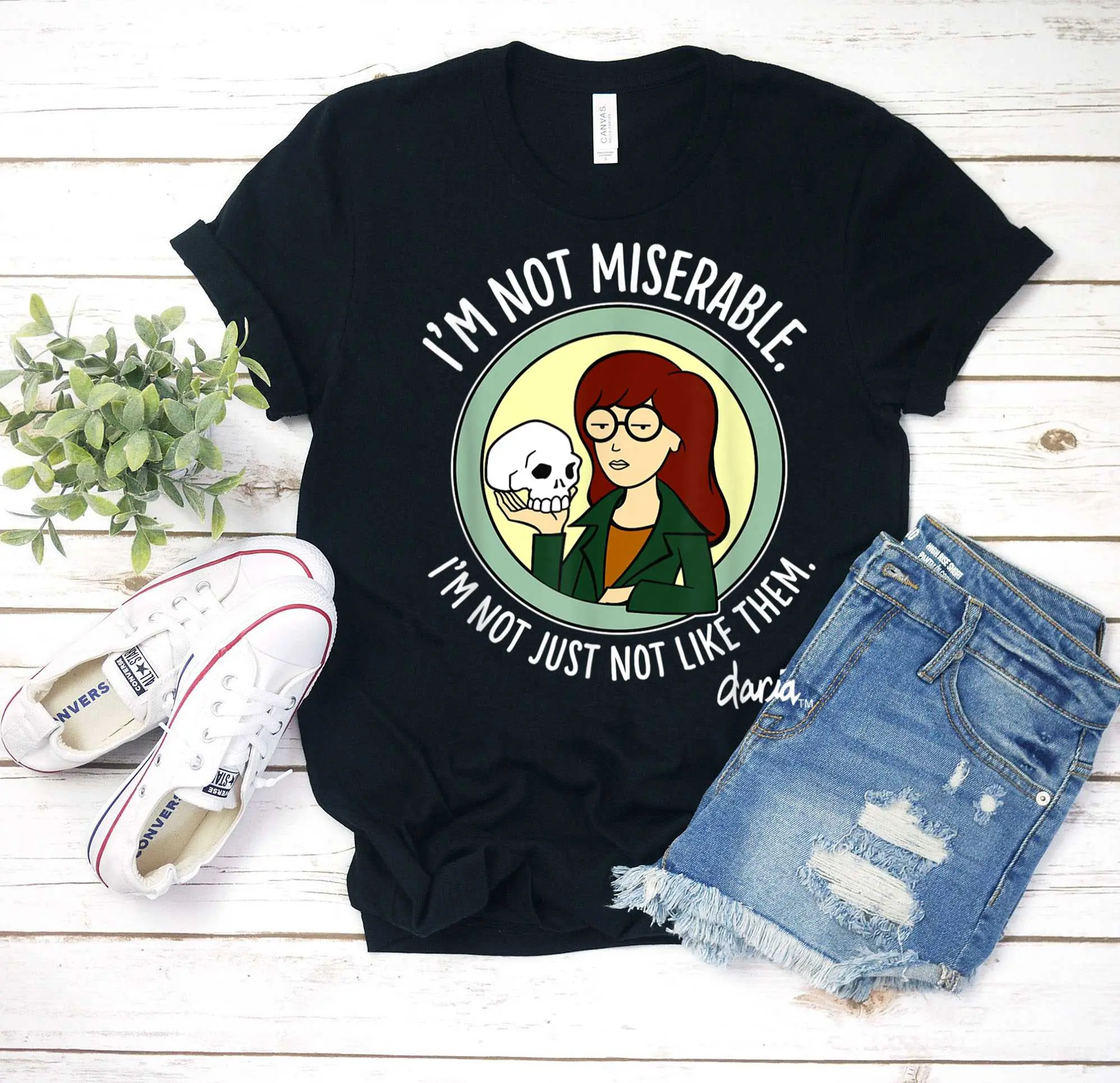 Mademark X Daria Funny Sarcastic Daria T Shirt