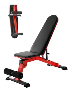 Weight Bench Sit-Up Bench For Home Gym Strength Training Adjustable Foldable, Multi-Position Backrest With Incline And Decline, Heavy-Duty Steel Frame, Leg Developer, Arm Pads, Space-Saving Workout Equipment For Core Abs Chest