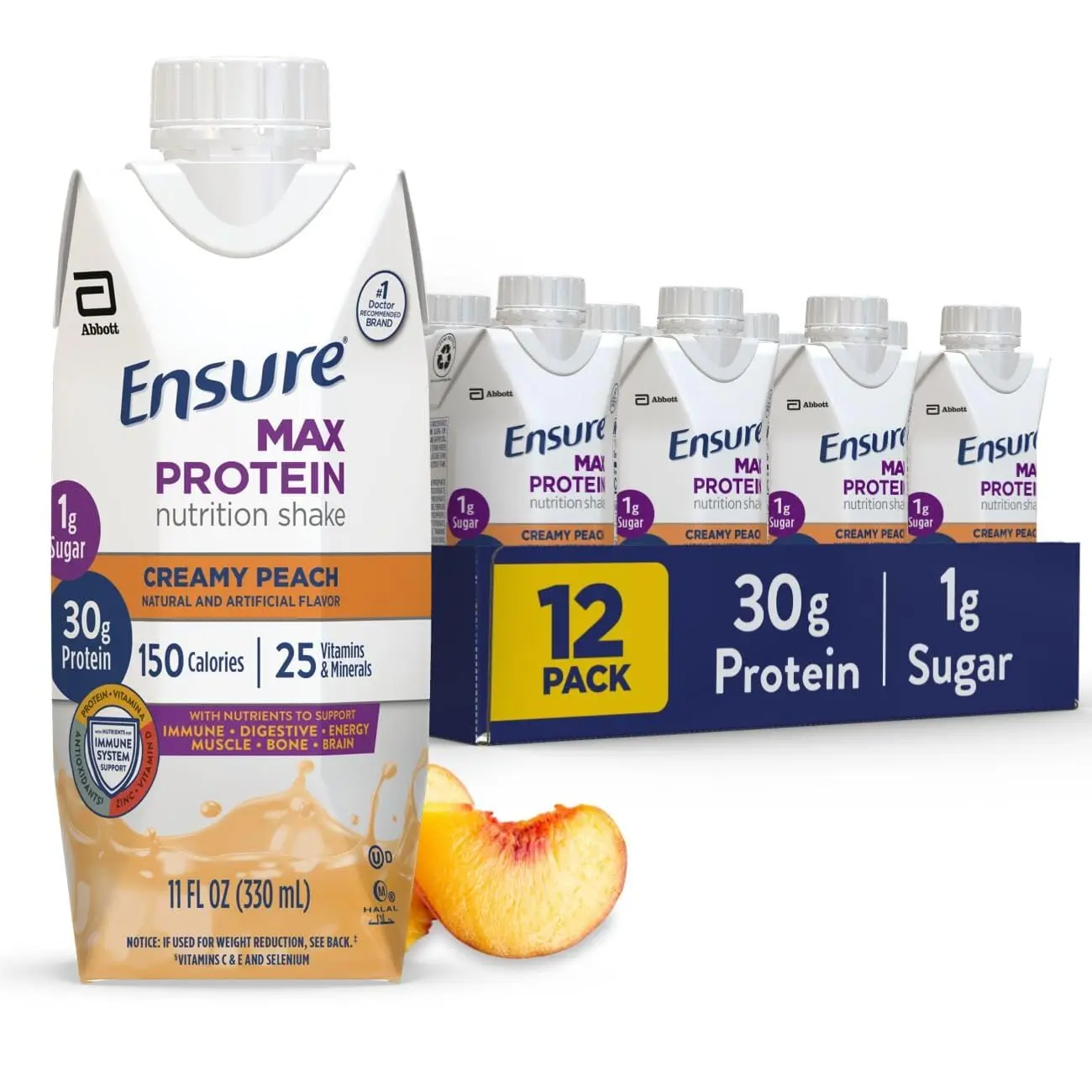 Peach / 11 Fl Oz (Pack of 12)