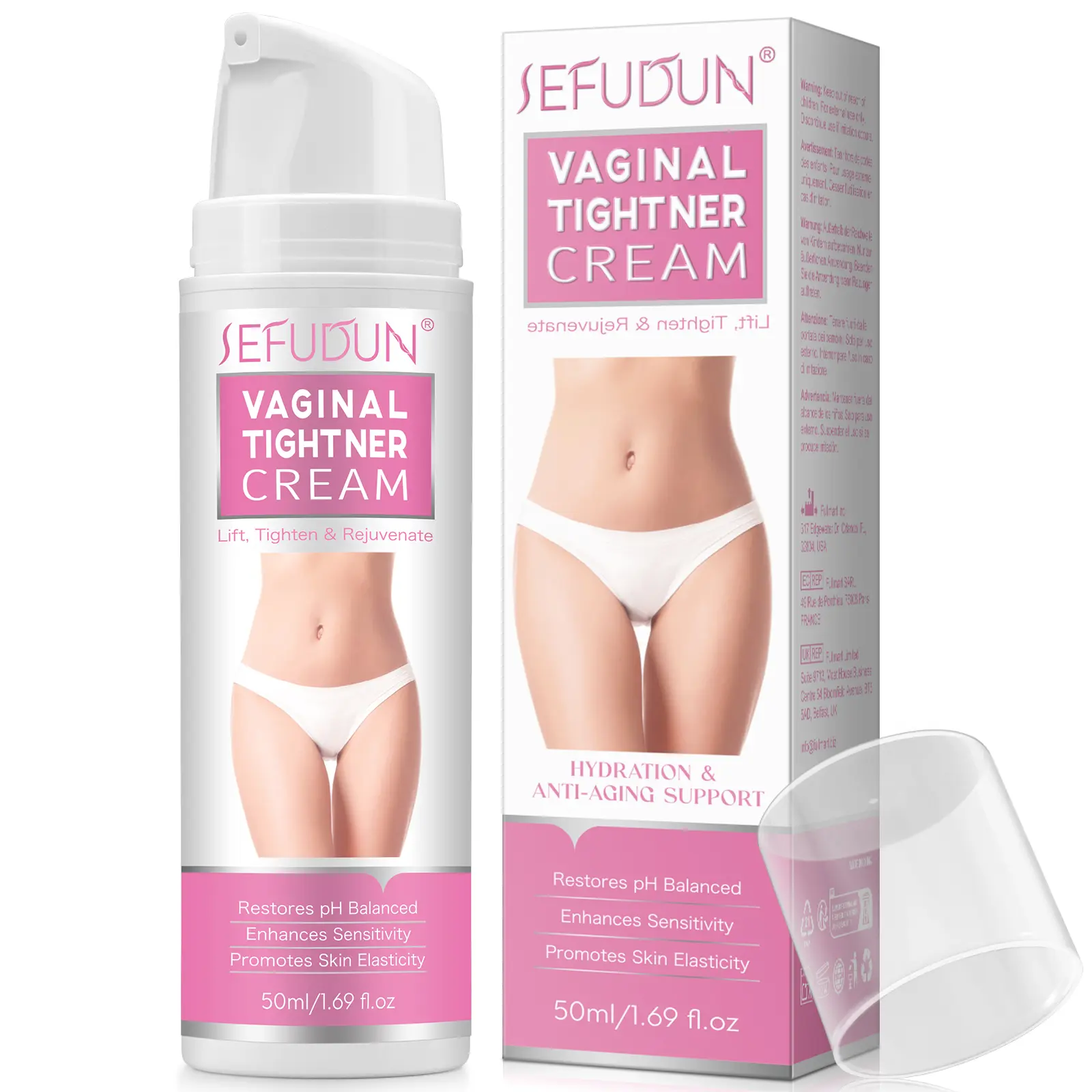 SEFUDUN Firming Collagen Cream 50ml, Treatment, skin cream for post-natal women or anyone who wants to firm and restore the elasticity of the skin, deeply moisturizes and soothes