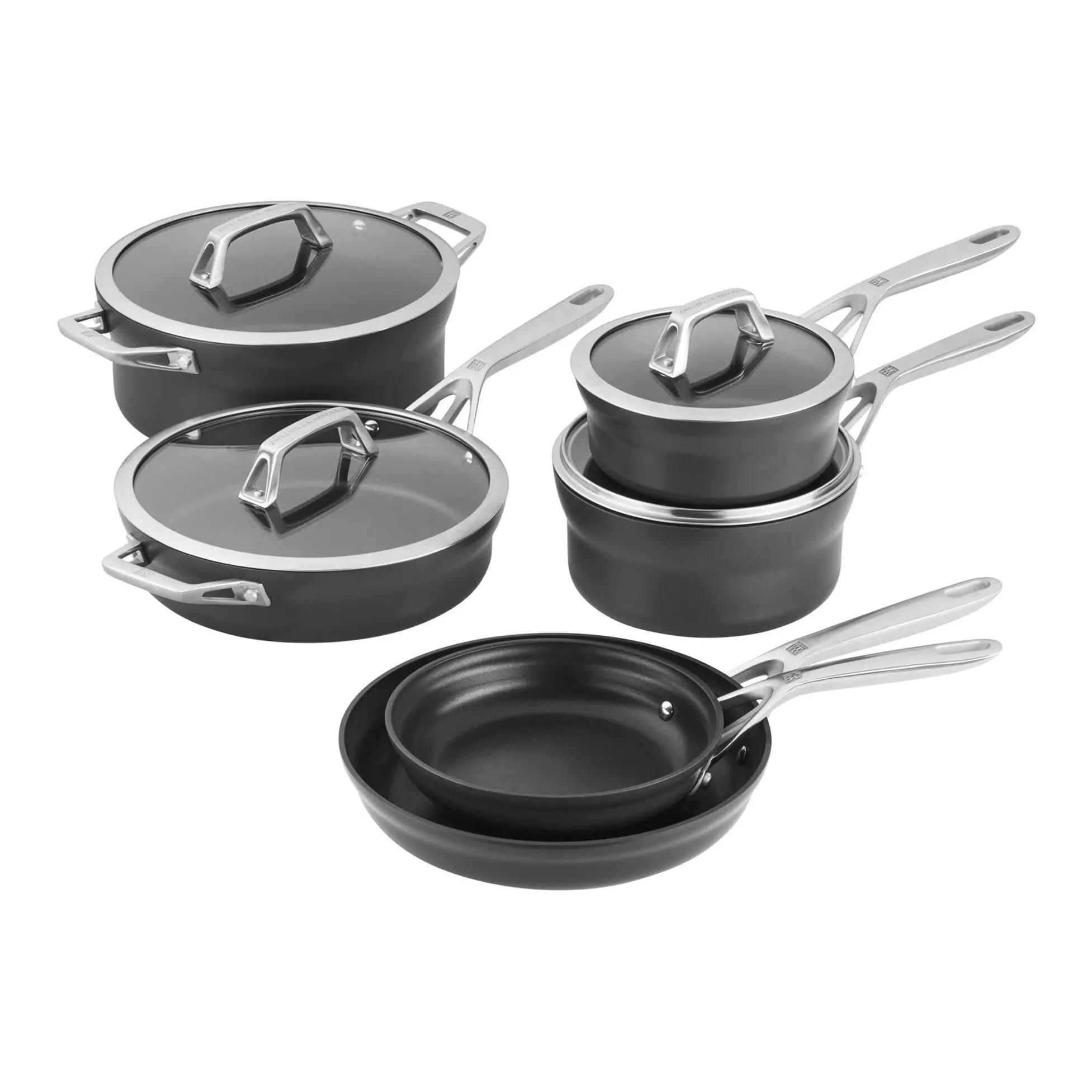10-pc, Hard Anodized Nonstick Cookware Set