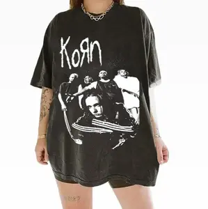 Korn Vintage Band T-Shirt, 90s Rock Graphic Tee