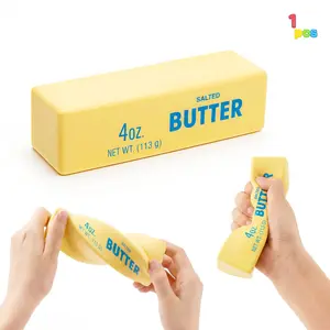 Slow Rising Butter Stick Squishy Toy, Stress Balls, Stress Relief &Fidget Toys For Kids and Adults, Birthday Gifts & Party Favors