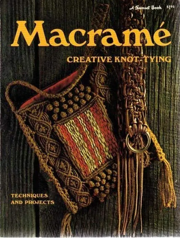 USED Book - Macramé Creative Knot-Tying Techniques and Projects by A.S. Gonsalves (Paperback) - english